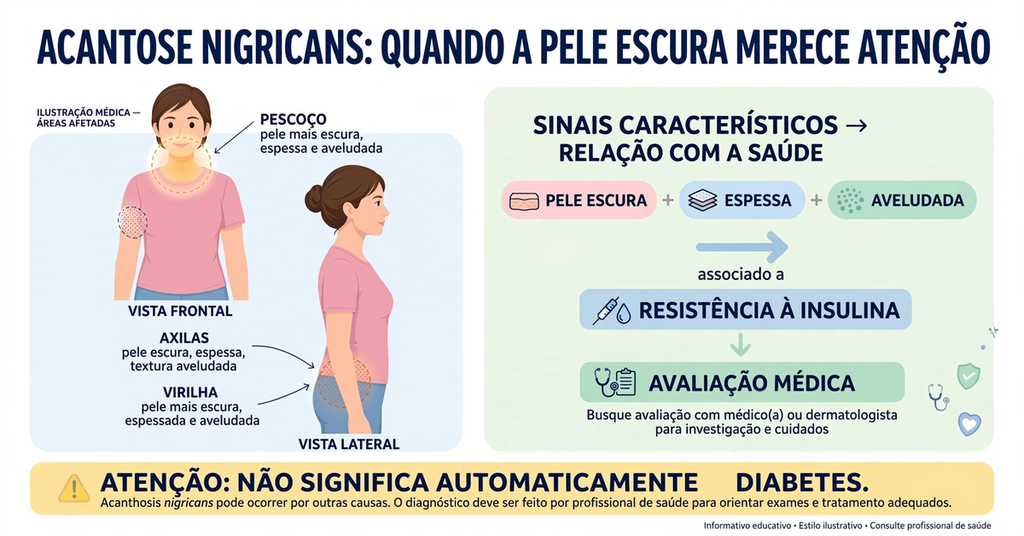 Acantose nigricans na virilha e sua relação com resistência à insulina