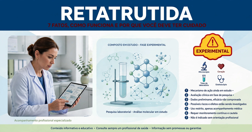 Retatrutida: o que é, como funciona e por que exige cuidado