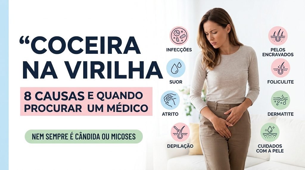 Coceira na virilha: causas comuns e quando procurar um médico