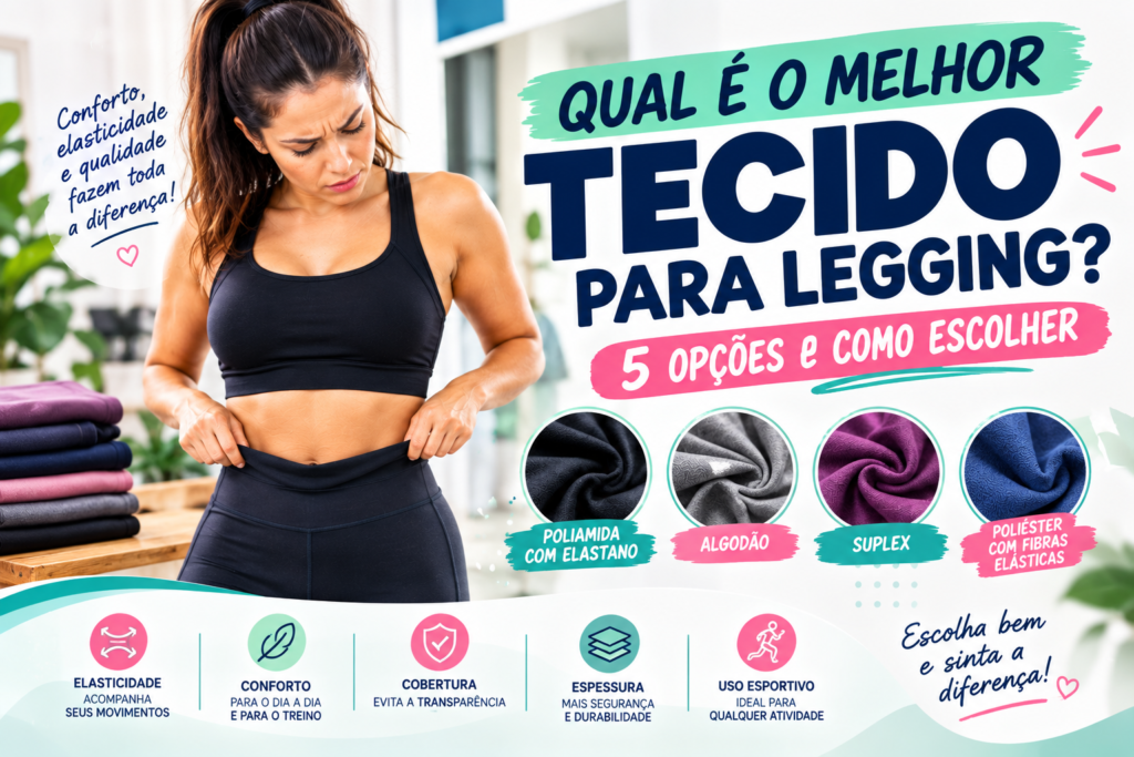Melhor tecido para legging e como escolher a peça ideal